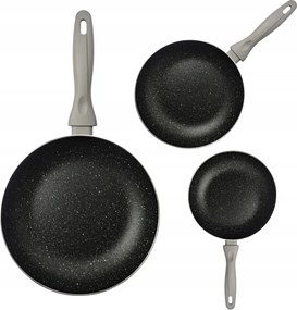 Serpenyő Szett 18 24 28 CM Indukciós 3el Kiváló minőség