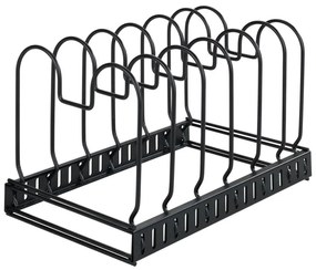 WENKO 53149100 - Fedőtartó és serpenyőtartó 18x18 cm fekete