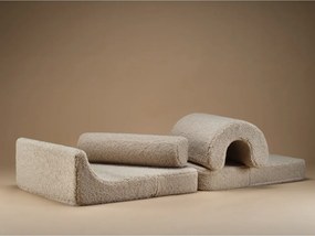 Világosbarna buklé gyerek fotel Flipster – Wigiwama