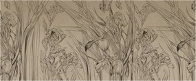 Kép - A növények körvonalai (120x50 cm)