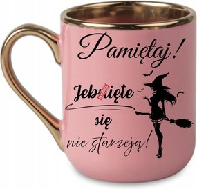 Elegáns bögre Ne feledd, a nem öregszenek Ajándék 330 Rózsaszín