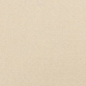 krémszínű szövet fejtámla szárnyakkal 93 x 23 x 118/128 cm