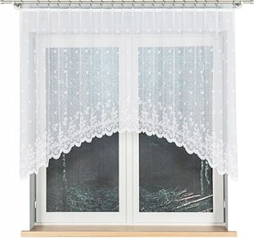 Jacquard függöny békák számára Karolina 250x120 fehér