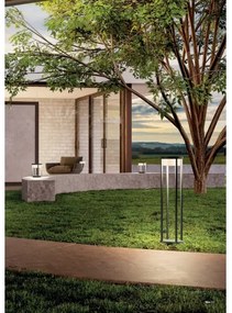 Redo 90676 - LED kültéri lámpa MAX LED/15W/230V 2700K 80 cm IP65 antracit