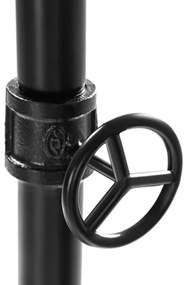 LINEA mobil álló ruhafogas, barna/fekete