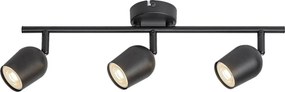 Rabalux 73103 - LIANET irányítható spotlámpa 3xGU10/15W/230V fekete