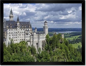 Poszterek keretben 40x30 Neuschwanstein kastély