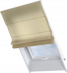 Kész redőny Rimini tetőtéri ablakra 50x60cm bézs