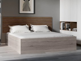 BELLA ágy 180x200 cm, szarvasgomba tölgy Ágyrács: Ágyrács nélkül, Matrac: Coco Maxi 19 cm matrac