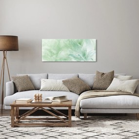 Kép - Zöld virág (120x50 cm)
