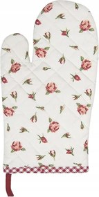 Romantic Roses rózsás pamut konyhai törölköző 18x30 cm