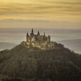Poszter 60x60cm Hohenzollern kastély, Assaf Frank