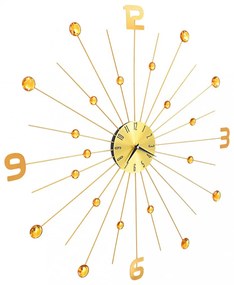 aranyszínű fém falióra 70 cm