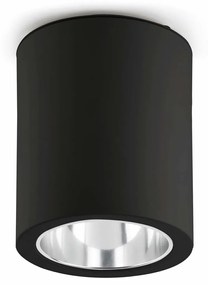 FARO POTE-1 mennyezeti lámpa, fekete, E27 foglalattal, IP20, 63125