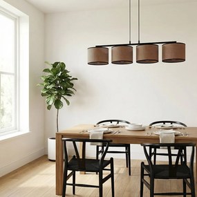 Emibig modern függeszték eco barna fekete emi1657/4