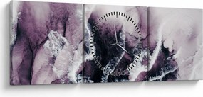 Kép - Lila márvány N⁰2 (órával) (90x30 cm)