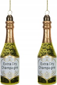 Függő Karácsonyfa Bomba Pezsgő karácsonyfa dekoráció szett 2 db-os