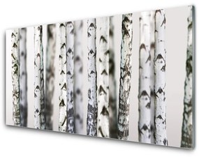 Modern üvegkép fák Természet 100x50 cm