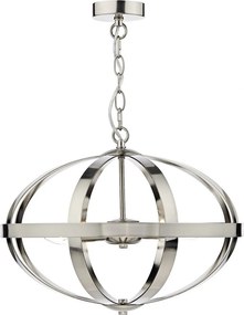 Dar lighting klasszikus vintage függeszték symbol szatén króm darsym0346