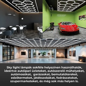 Sky Light SKL04 méhsejt mennyezeti világítás 6500K