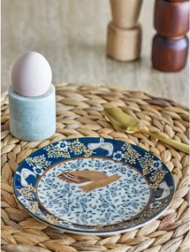 Kék kőedény desszertes tányér ø 16 cm Hezha – Bloomingville