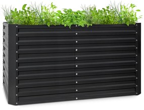 Blumfeldt High Grow Straight, emelt ágyás, 200 x 90 x 100 cm, 1800 l, acél