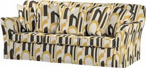 Tomelilla 3 személyes kinyitható kanapé huzat Ikea narancssárga