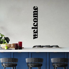 Fém fali dekoráció, Welcome-5