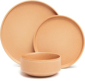 Malia 12 db-os tégla-narancssárga agyagkerámia étkészlet - Bonami selection