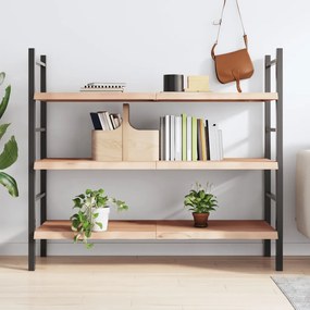 kezeletlen tömör tölgyfa fali polc 140x60x(2-4) cm