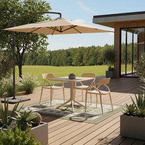 Rakásolható szék, szürkésbarna Taupe, ALFIO