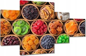 Képek 130x80 Aszalt gyümölcsök tálakban