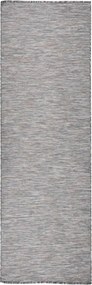 vidaXL barna-kék lapos szövésű kültéri szőnyeg 80 x 250 cm