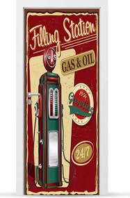 Furnér Kültéri Ajtó matrica Bútor öntapadós Könnyű Ragasztás