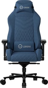 LORGAR Ace, Gamer szék, tartós szövet, multiblokk mechanizmus, 4D karfák, 5 csillagos alumínium talp, kék