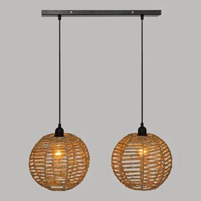 Atmosphera - Csillár zsinóron RANA 2xE27/40W/230V rattan