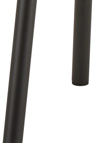 MAZZONI EXPORT FIORA Zöld (Apia 352 szövet) / fekete váz – MODERN KÁRPITOZOTT CHENILLE SZÉK NAPPALIBA/ÉTKEZŐBE