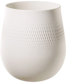 Carré váza, nagy, Gyártás Collier blanc kollekció - Villeroy & Boch