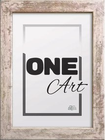 Hekla képkeret, 13x18 cm, fehérített fenyő