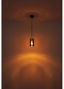 Globo 21002H - Csillár zsinóron OLLY 1xE27/25W/230V átm. 11 cm fekete