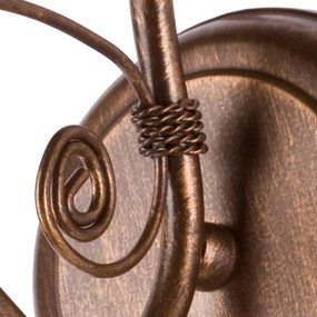 Brilagi - LED Fali lámpa ANTICO 1xE27/60W/230V bronz patina