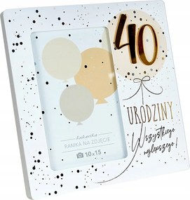 Fényképkeret, Ajándék 40. születésnapra férjnek, pasinak, testvérnek