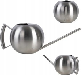 Design acél öntözőkanna 1,25l hosszú csőr beltérre és erkélyre teraszra