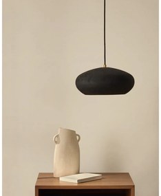 Fekete függőlámpa fém búrával ø 30 cm Inda – Kave Home