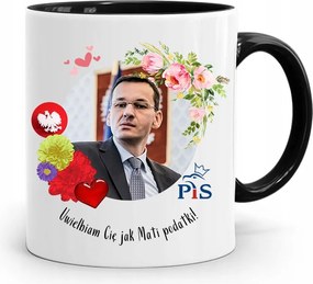 Bögre Fekete Politikusok Miniszterelnök Mateusz Morawiecki