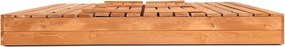 Gyerek fa homokozó fedővel és padokkal Baby Mix 180x180 cm