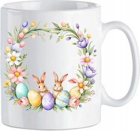 Húsvéti Bögre Kerámia Nyúl Húsvéti Dekoráció