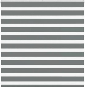 vidaXL zebrafüggönnyel sötét szürke szövetszélesség 145,9cm poliészter