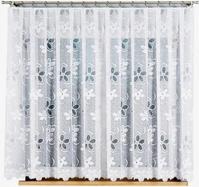 Jacquard függöny Renata 500x160cm mintás 49885 egyenes virágos (szegélyekkel)