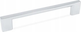 Bútorfogantyú Egyenes Vékony Keskeny Króm Fém 416 MM AR004